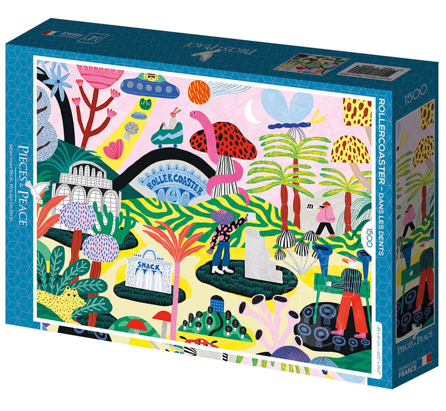 Pieces & Peace Rollercoaster Puzzle 1500pcs