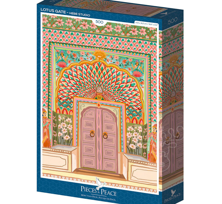 Pieces & Peace Lotus Gate Puzzle 500pcs
