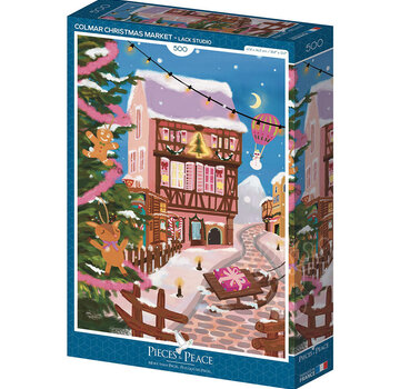 Pieces & Peace Pieces & Peace Colmar Christmas Market Puzzle 500pcs