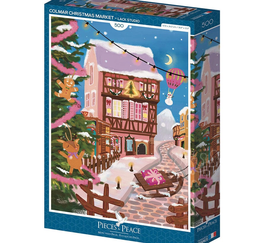 Pieces & Peace Colmar Christmas Market Puzzle 500pcs