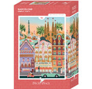 Pieces & Peace Pieces & Peace Barcelone Mini Puzzle 96pcs