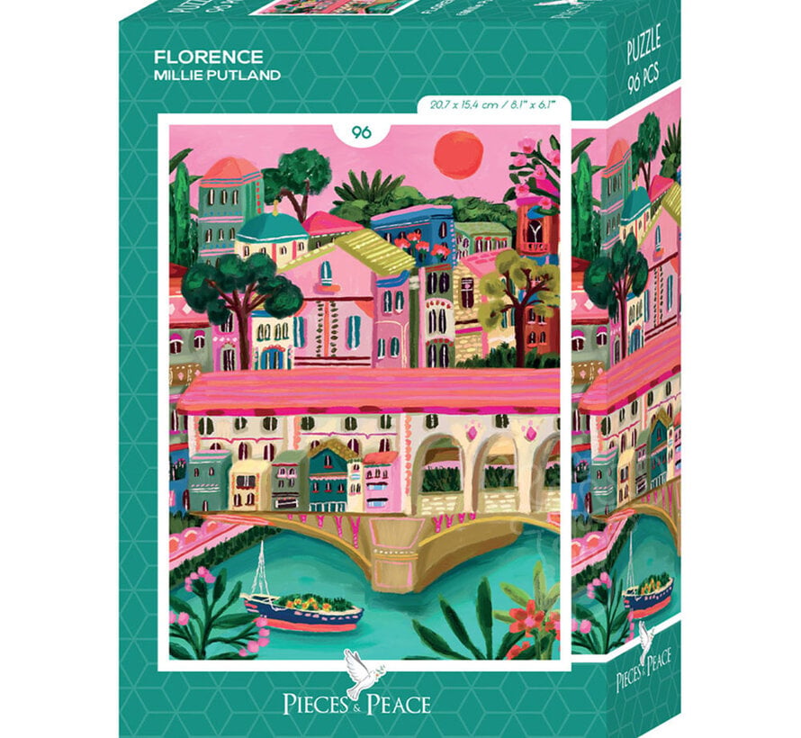 Pieces & Peace Florence Mini Puzzle 96pcs