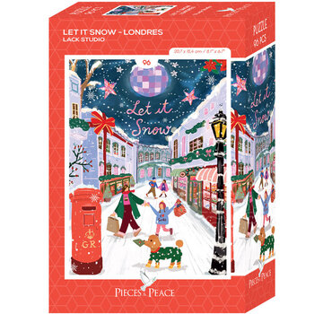 Pieces & Peace Pieces & Peace Let it Snow - Londres Mini Puzzle 96pcs