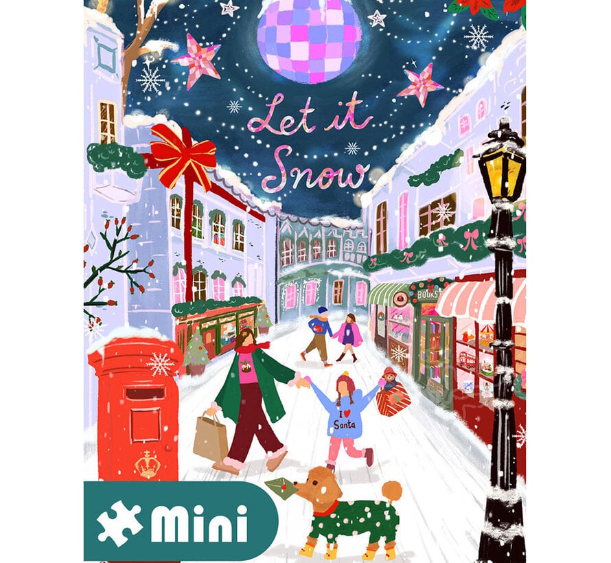 Pieces & Peace Let it Snow - Londres Mini Puzzle 96pcs
