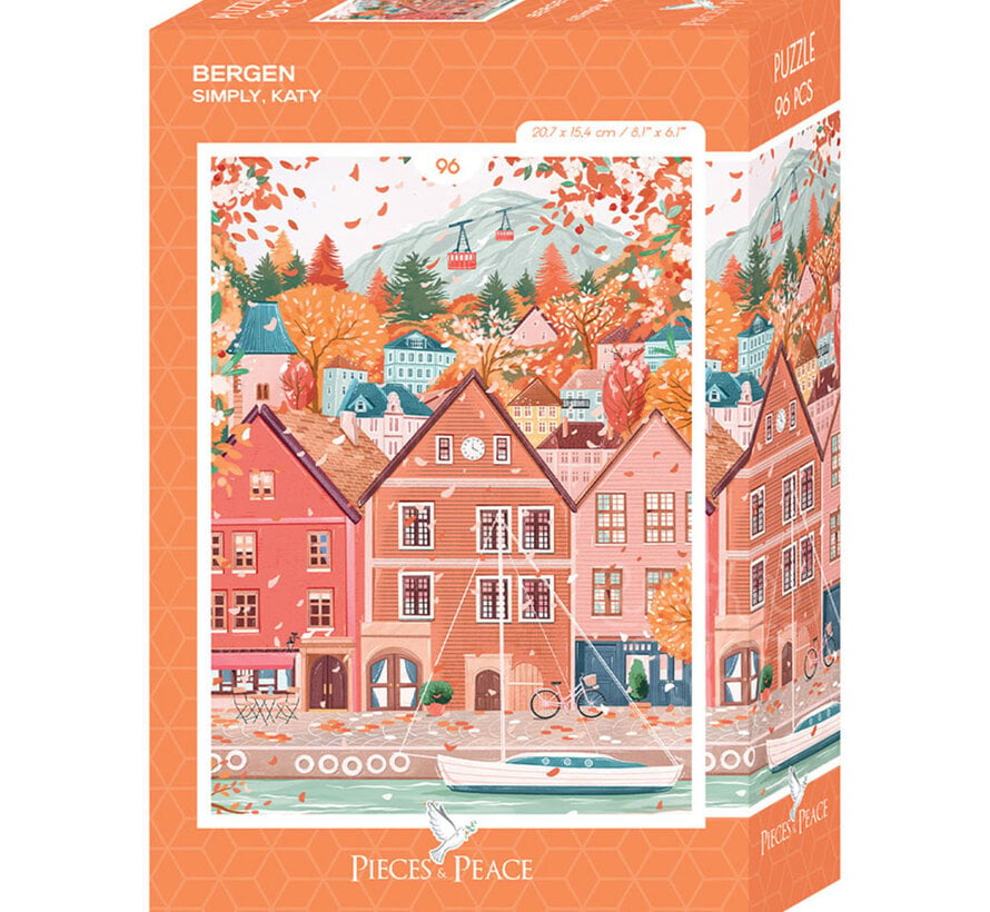 Pieces & Peace Bergen Mini Puzzle 96pcs