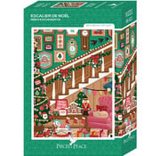 Pieces & Peace Pieces & Peace Escalier de Noël Mini Puzzle 96pcs