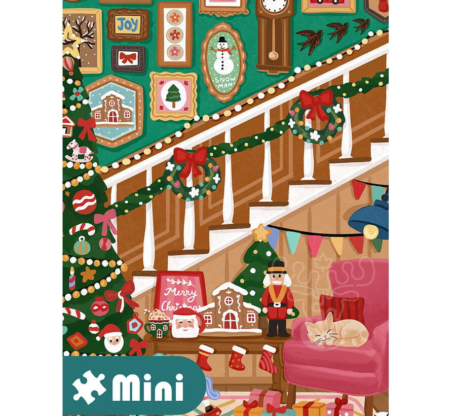 Pieces & Peace Escalier de Noël Mini Puzzle 96pcs