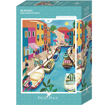 Pieces & Peace Pieces & Peace Burano Mini Puzzle 96pcs
