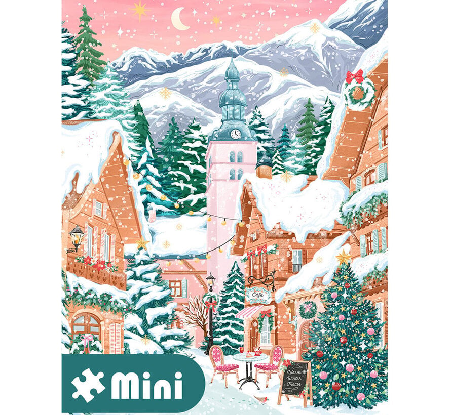 Pieces & Peace Megève, Alpes Françaises Mini Puzzle 96pcs