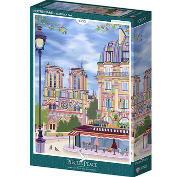 Pieces & Peace Pieces & Peace Notre Dame Puzzle 1000pcs