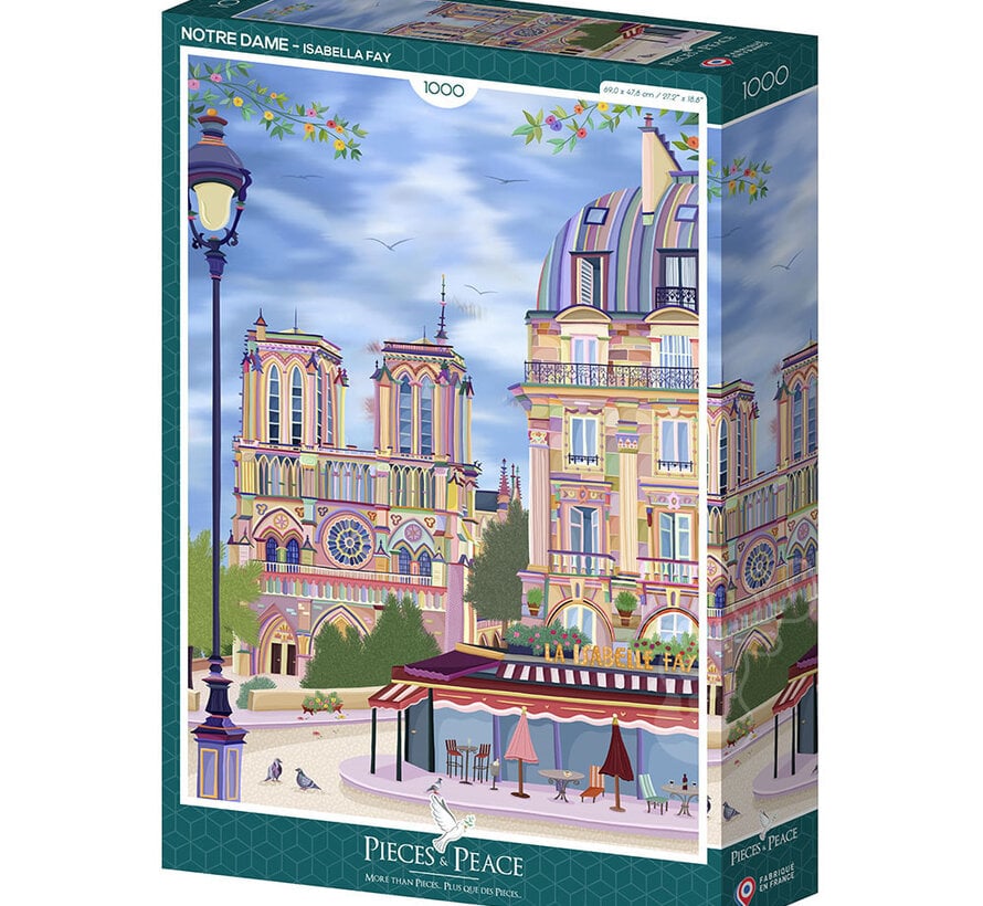 Pieces & Peace Notre Dame Puzzle 1000pcs