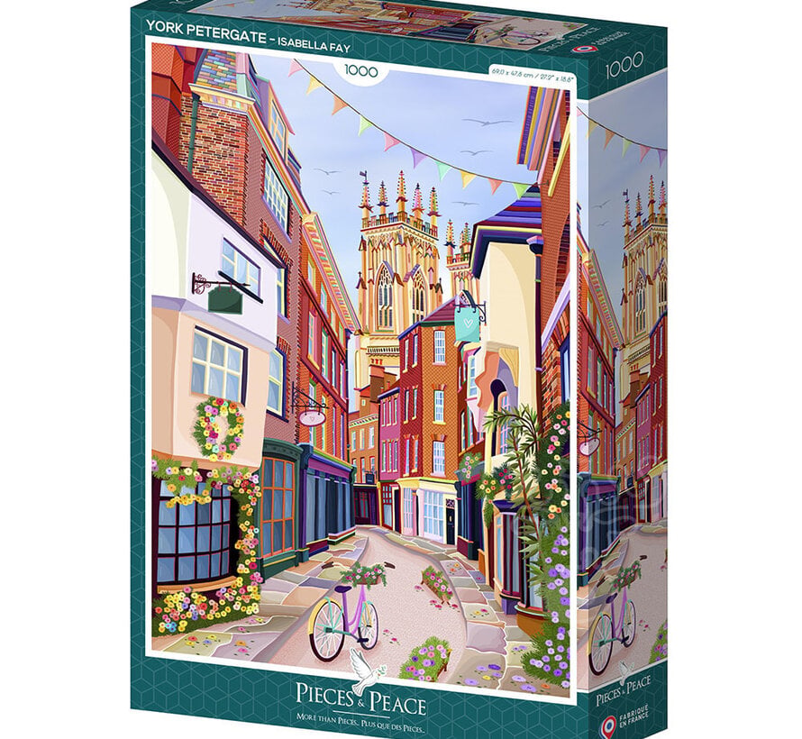Pieces & Peace York Petergate Puzzle 1000pcs