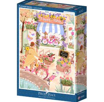 Pieces & Peace Pieces & Peace Flower Bikes Puzzle 500pcs