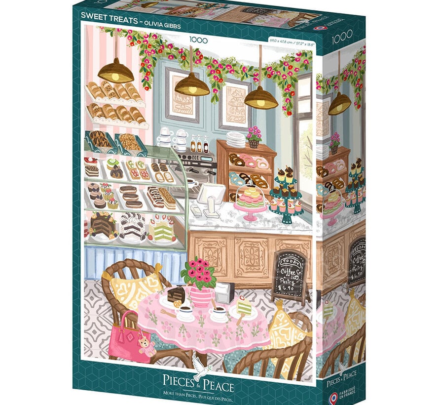 Pieces & Peace Sweet Treats Puzzle 1000pcs
