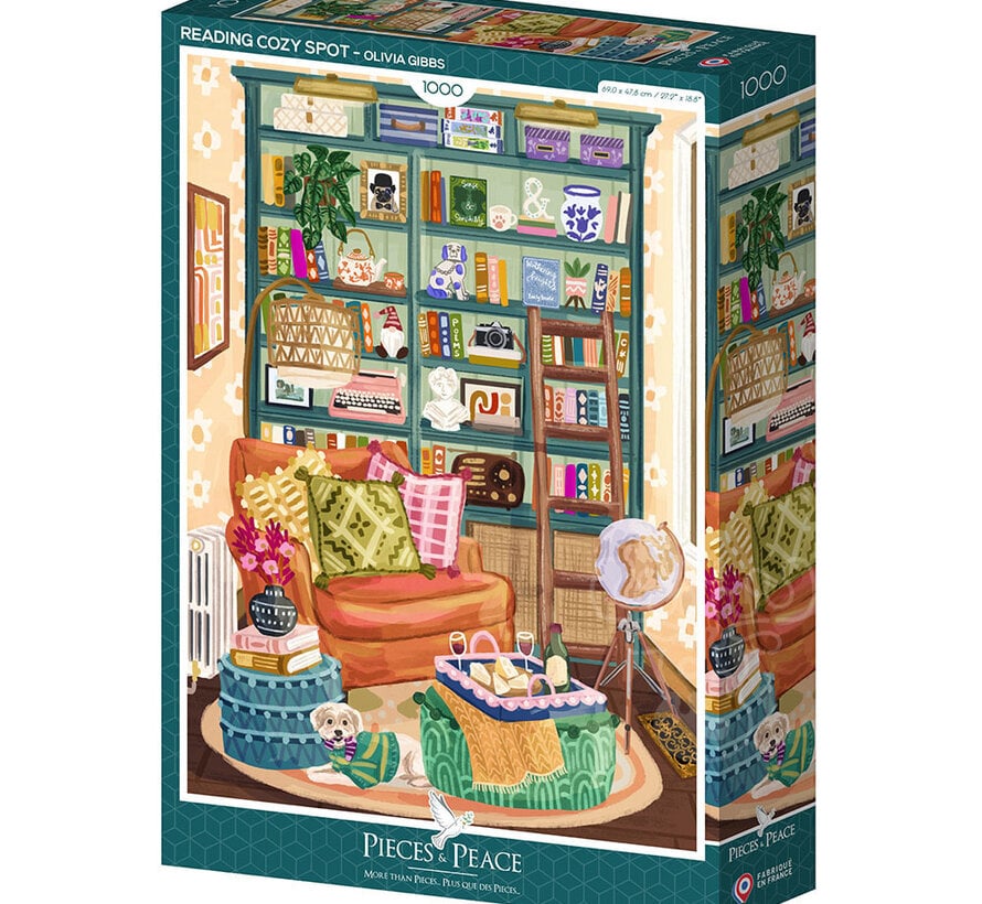 Pieces & Peace Reading Cozy Spot Puzzle 1000pcs