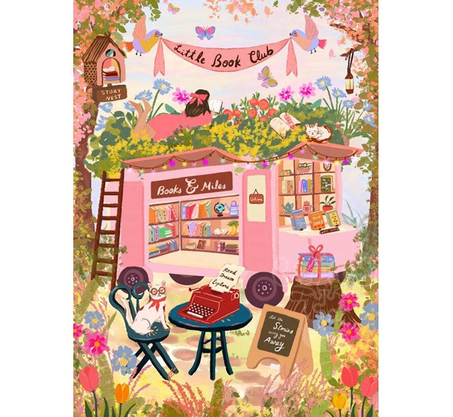 Pieces & Peace Books & Miles Puzzle 1000pcs
