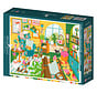 Pieces & Peace Home is Where the Cats Are Puzzle 1000pcs