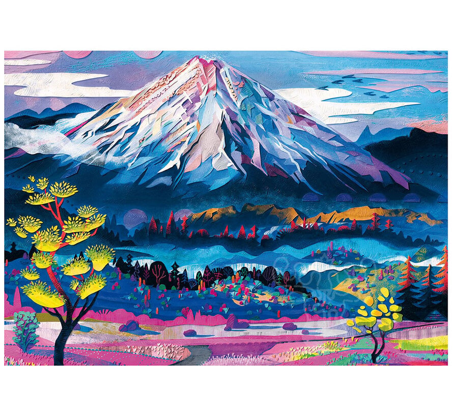 Schmidt La quiétude de la montagne Puzzle 1000pcs - Import