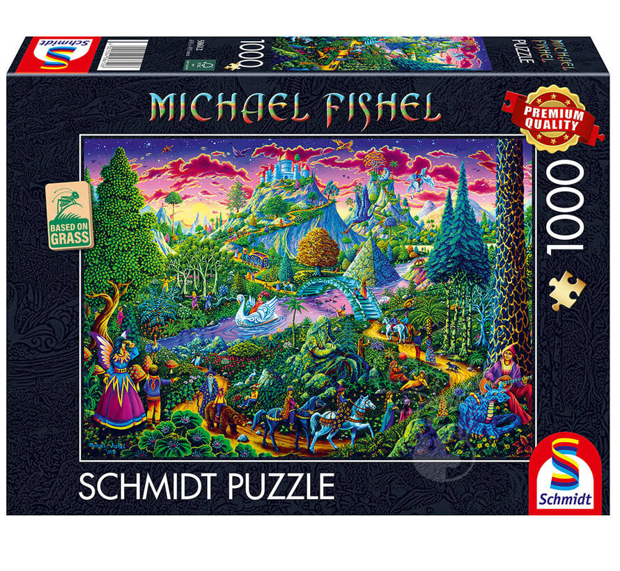 Schmidt Monde féerique Puzzle 1000pcs - Import