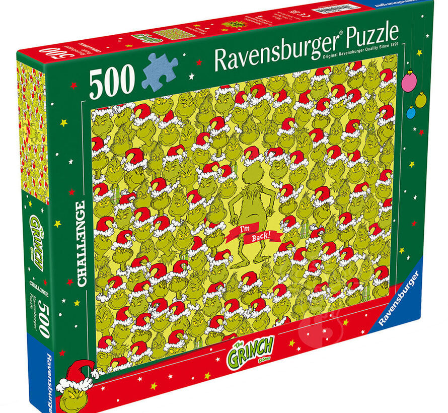 Ravensburger Merry Grinchmas Challenge Puzzle 500pcs - Import