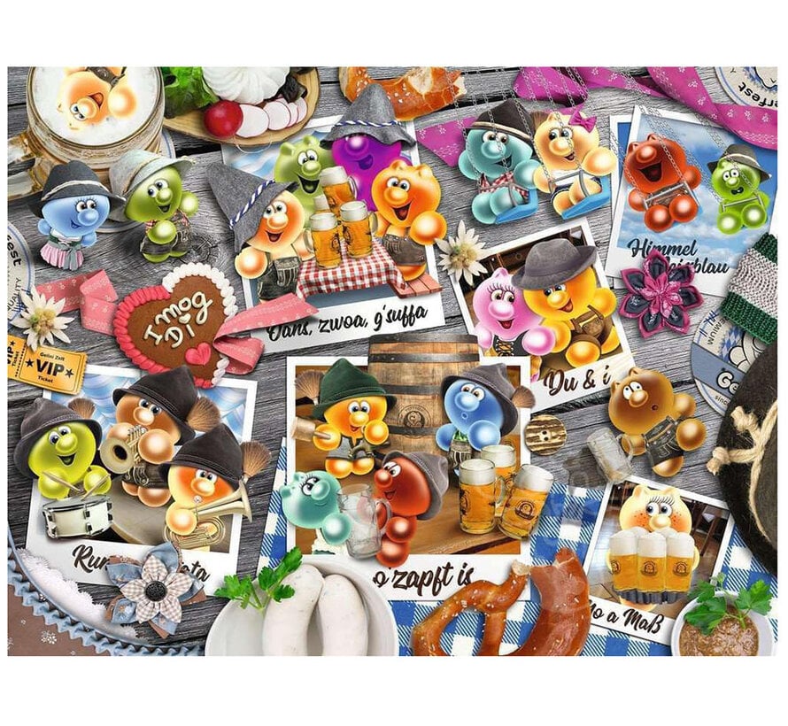 Ravensburger Gelini - At the Folk Festival Puzzle 2000pcs - Import