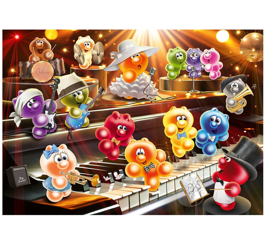 Ravensburger Gelini - Making Music Puzzle 1000pcs - Import