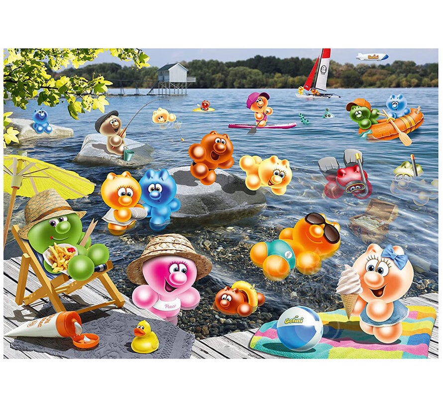 Ravensburger Gelini - Gellini Picknick  Puzzle 1000pcs - Import