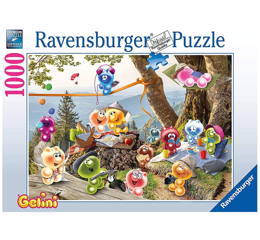 Ravensburger Gelini -  At The Picnic Puzzle 1000pcs - Import
