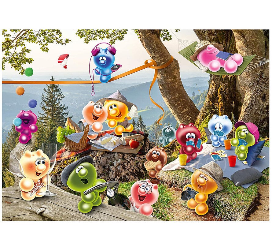 Ravensburger Gelini -  At The Picnic Puzzle 1000pcs - Import