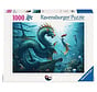 Ravensburger Enchanted Depths - Dragon, Mermaid, and Turtles Puzzle 1000pcs - Import