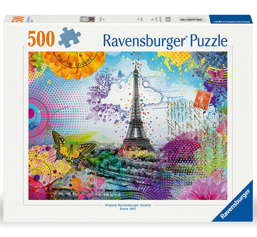 Ravensburger Postcard from Paris Puzzle 500pcs - Import