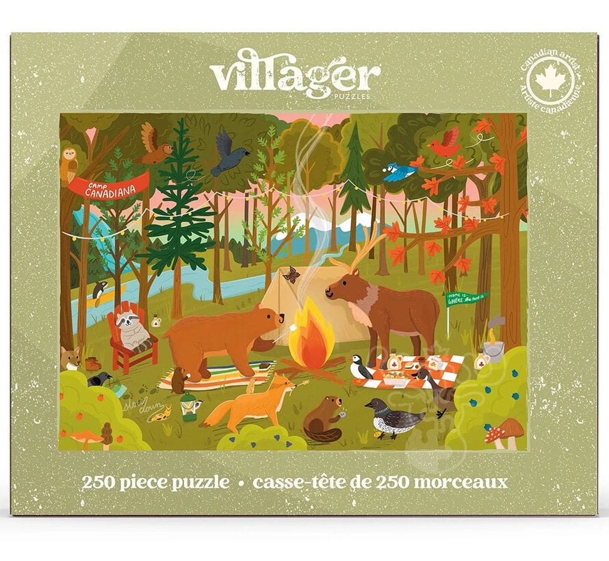 Villager Camp Canadiana Puzzle 250pcs