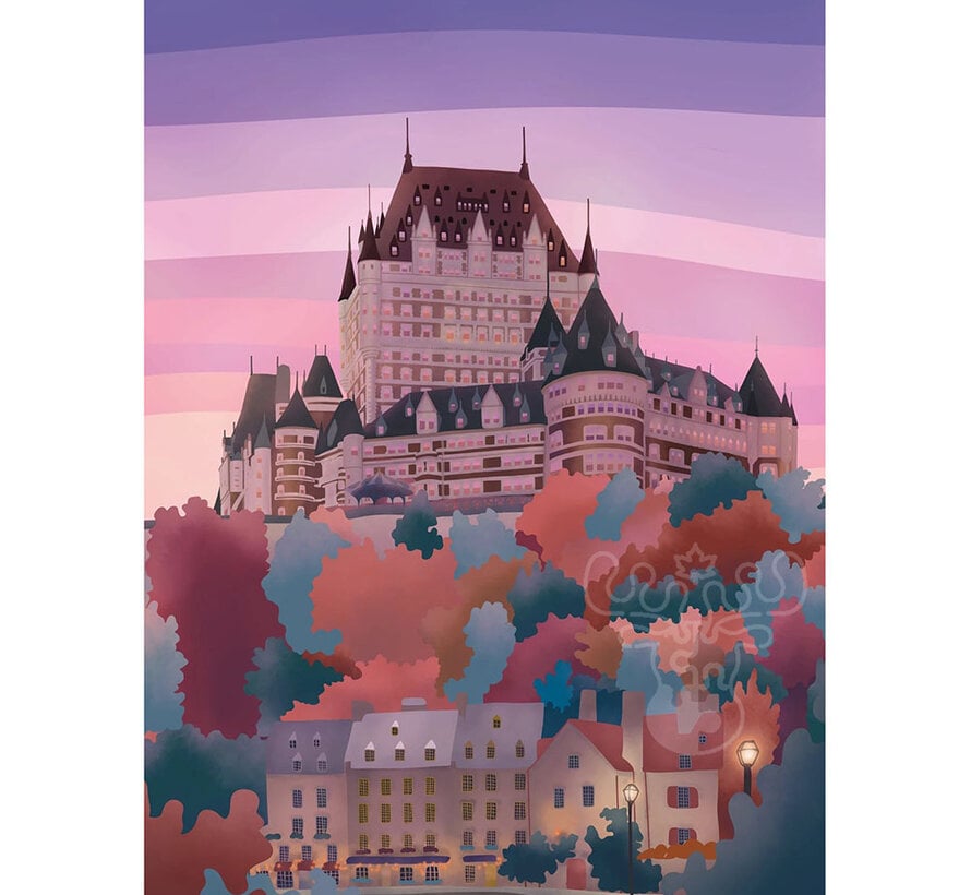 Villager Quebec City Puzzle 500pcs