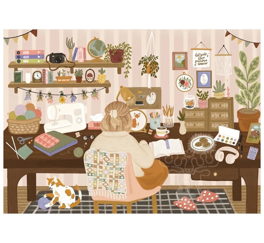 Villager Grandma Hobbies Puzzle 1000pcs
