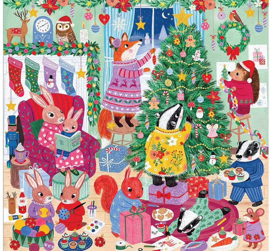 Mudpuppy Evergreen Evening Puzzle 500pcs