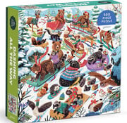 Galison Galison Dashing All The Way Puzzle 500pcs