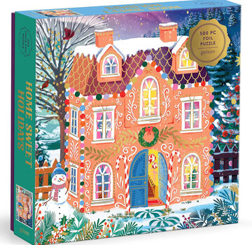 Galison Galison Home Sweet Holidays Puzzle 500pcs