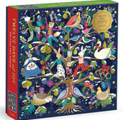 Galison Galison Twelve Days of Joy Puzzle 500pcs