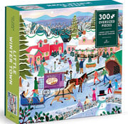 Galison Galison Little Winter Town Puzzle 300pcs