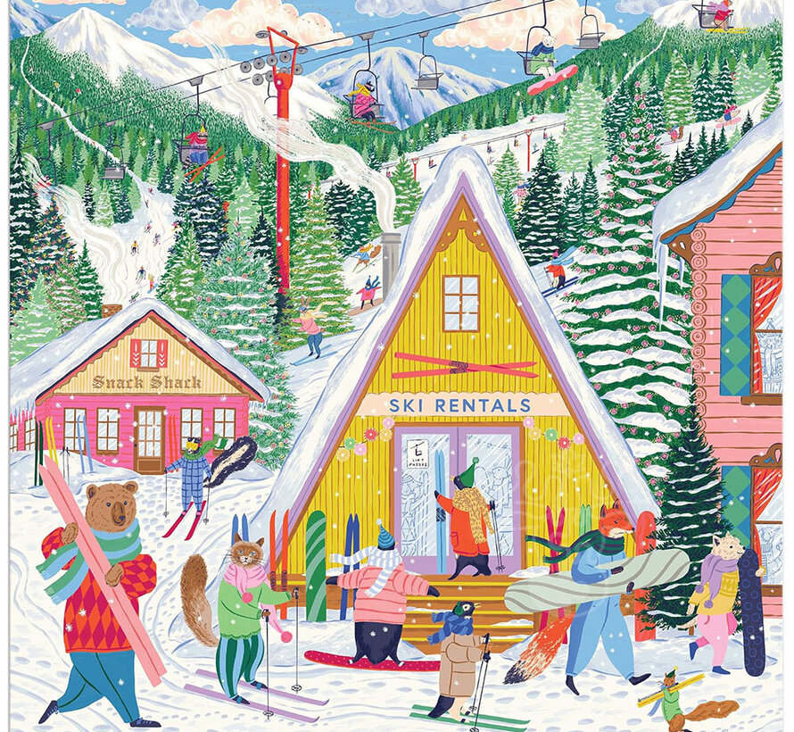 Galison Ski Village Puzzle 500pcs