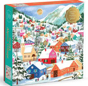 Galison Galison Swiss Alpine Village Foil Puzzle 500pcs
