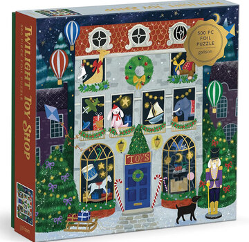 Galison Galison Twilight Toy Shop Foil Puzzle 500pcs