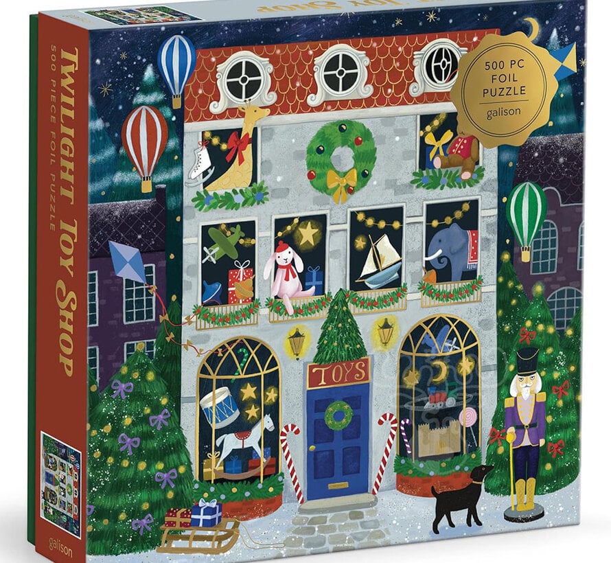 Galison Twilight Toy Shop Foil Puzzle 500pcs