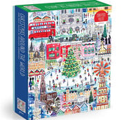Galison Galison Michael Storrings Christmas Around The World Puzzle 1500pcs