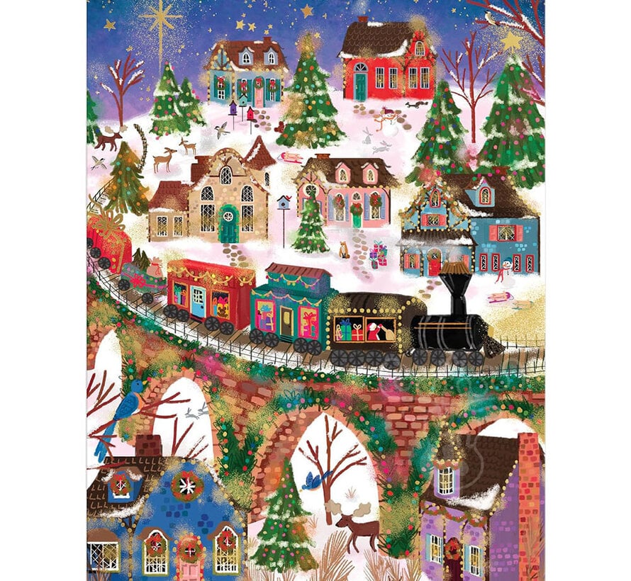Galison Joy Laforme Twinkletown Express Puzzle 1000pcs