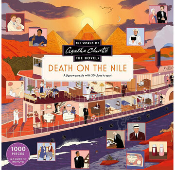 Laurence King Publishing Laurence King The World of Agatha Christie: Death on the Nile Puzzle 1000pcs