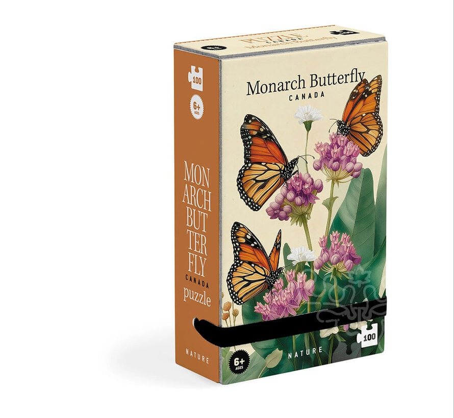 Londji Monarch Butterfly Canada Nature Tiny Puzzle 100pcs