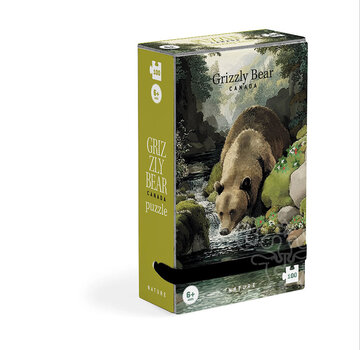 Londji Londji Grizzly Bear Canada Nature Tiny Puzzle 100pcs