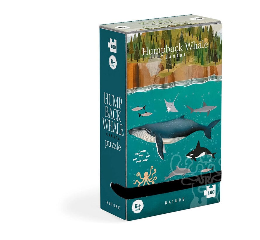 Londji Humpback Whale Canada Nature Tiny Puzzle 100pcs