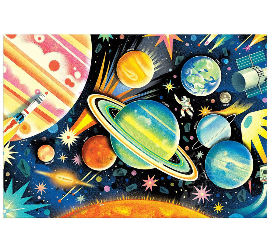 Mudpuppy Outer Space Puzzle 100pcs